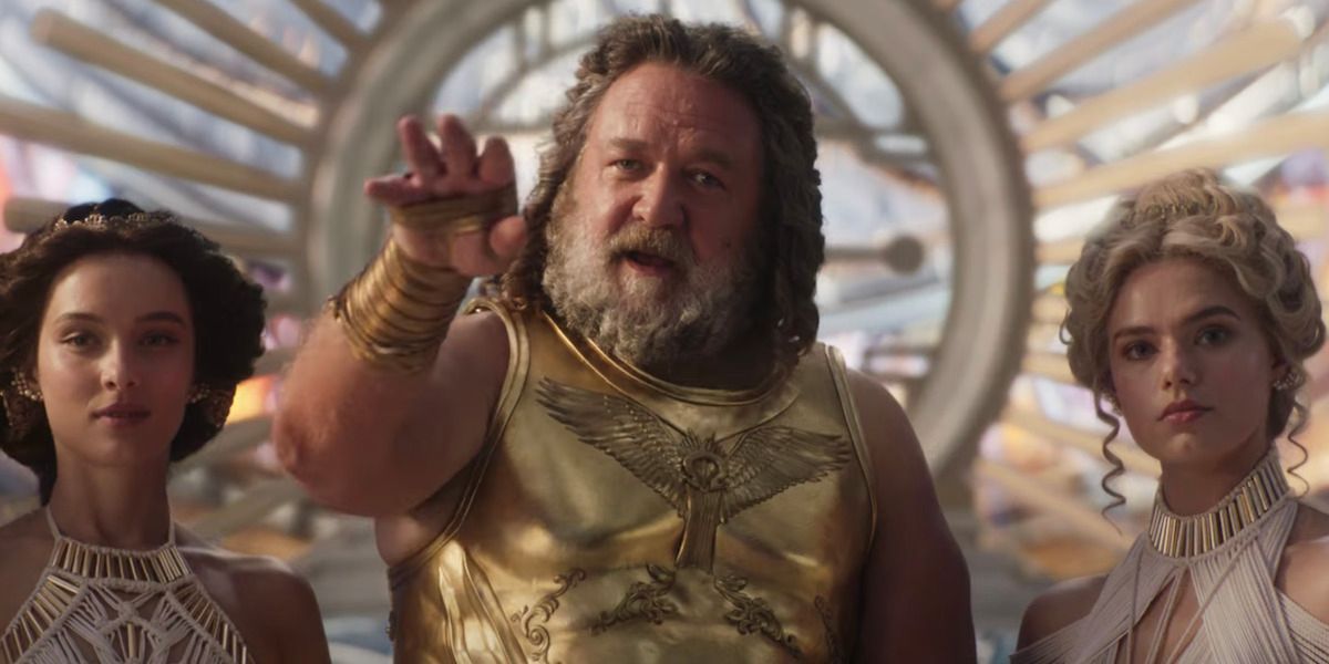 Thor: Love and Thunder Deleted Scene Features More of Russell Crowe’s Zeus
