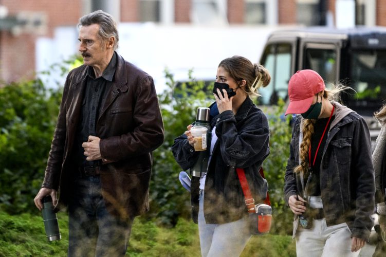 Lights, camera, action: Liam Neeson films scene for new movie ‘Thug’ at Northeastern