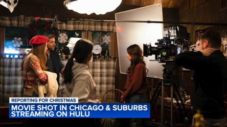 Chicago serves as festive setting for new Hulu movie 'Reporting for Christmas'