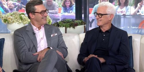 Jon Hamm, John Slattery talk reuniting in ‘Maggie Moore(s)’