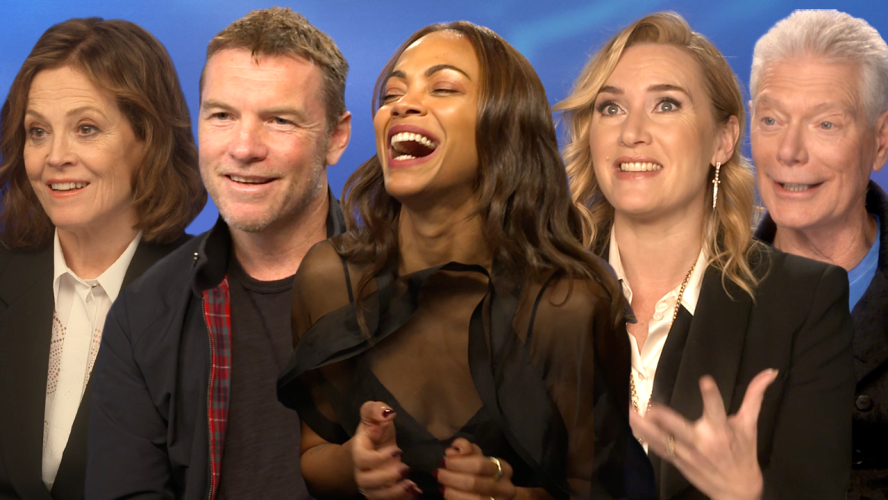 'Avatar 2' Interviews | Kate Winslet, Zoe Saldaña, Sam Worthington, Sigourney Weaver, Stephen Lang