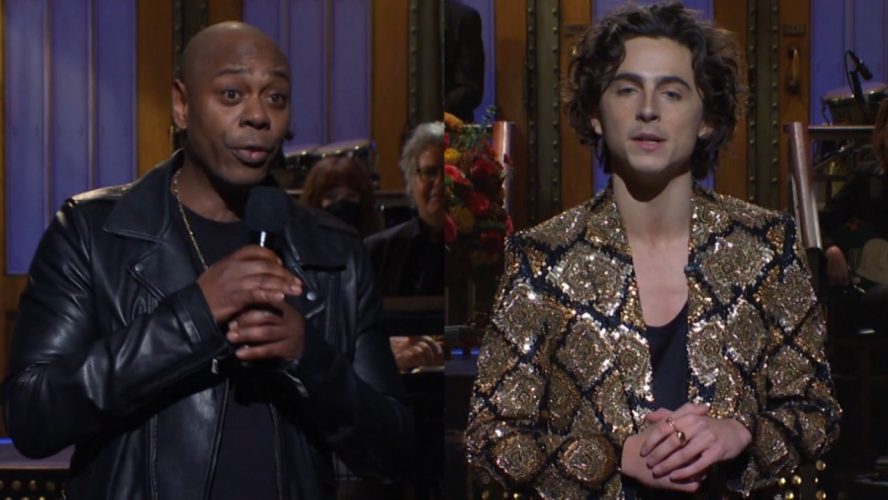 After Timothée Chalamet And Dave Chappelle Are Announced For SNL, Fans Are Asking The Relevant Questions