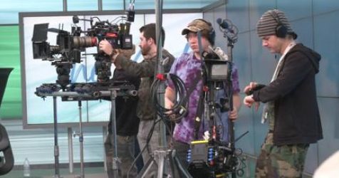 Film crew uses WDRB studio for upcoming romantic comedy movie
