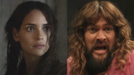 Jason Momoa And Adria Arjona Are Couples Goals As He Adorably Matches His Scrunchie To Her Dress