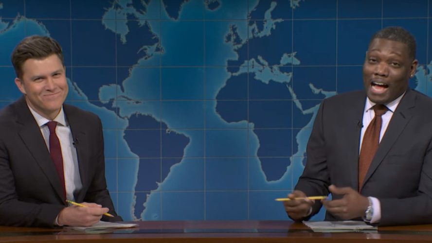 Everyone’s Talking About Colin Jost Reading Scarlett Johansson Jokes In Front Of Her, But I Don’t Think That Was The Most Awkward Part Of Weekend Update’s Joke Swap