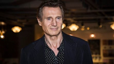 Liam Neeson spotted filming a new movie in Boston