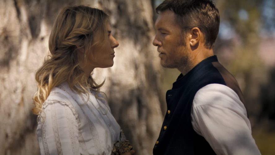 Sienna Miller And Sam Worthington Tease Their Horizon Romance, And I’m Already Worried These Sequels Are Going To Break My Heart