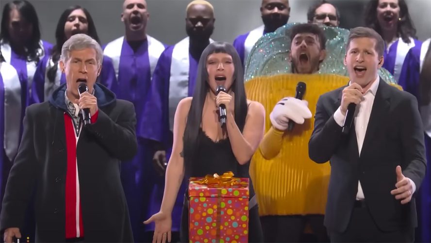 The Story Behind How Lady Gaga And Andy Samberg Teamed Up For The ‘Dick In A Box’ Reunion (And Why Justin Timberlake Wasn’t There)