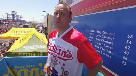Joey Chestnut Banned From Fourth Of July Hot Dog Eating Contest, For Reasons Wholly UnAmerican