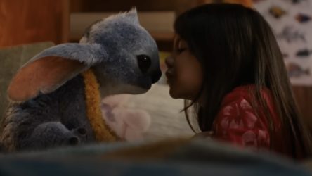The Story Behind How Lilo And Stitch Filmed Scenes With Maia Kealoha And Stitch, And Their Adorable 'Stuffie' Routine