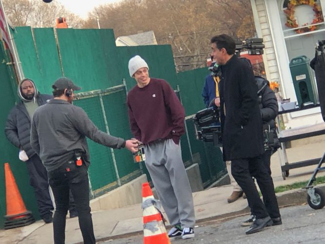 Pete Davidson films new TV show at Staten Island eatery