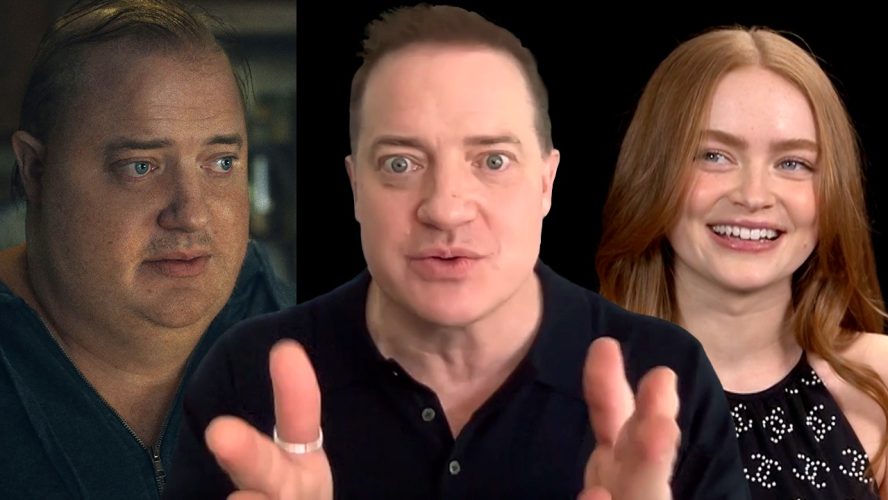 'The Whale' Video Interviews With Brendan Fraser, Sadie Sink And More