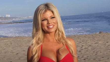 Donna D'Errico Throws Back To Her Baywatch Days In Steamy Beach Photos, More