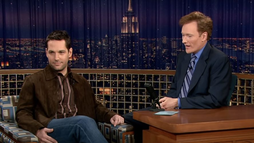 Paul Rudd Has Been Pranking Conan O'Brien With A Mac And Me Clip For Years, And His Latest Is The Funniest One Yet