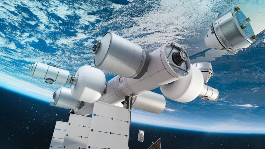 Blue Origin's private space station is starring in a new movie — but it's firmly grounded for now