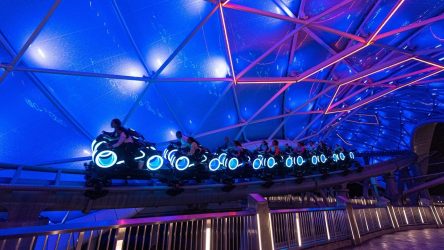 Tron Just Debuted A Brand New Line System, And I Was Shook To Find Out It's Already Shorter Than Another Popular Ride