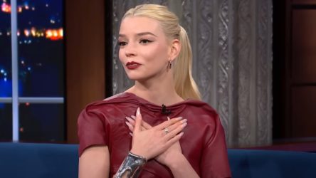 Anya Taylor-Joy's Cool Little Black Dress Is Giving Sheer And Audrey Hepburn All At Once