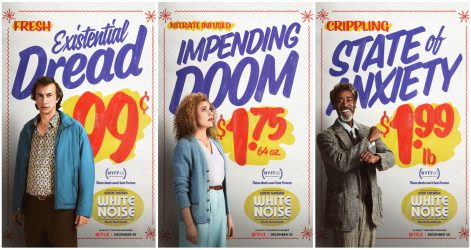 White Noise Character Posters Tease Noah Baumbach's Apocalyptic Dark Comedy