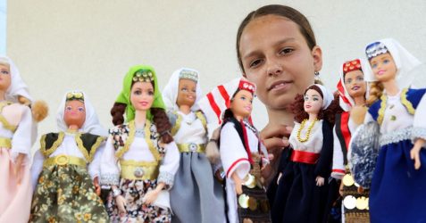 Bosnian girl creates 'folklore Barbie' as film wins doll new fans worldwide