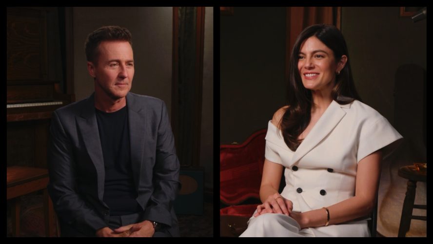 'A Complete Unknown' Interview: Edward Norton and Monica Barbaro