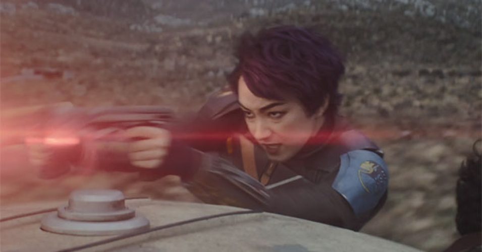 Star Wars: Ahsoka Exclusive Sneak Peek: Sabine and Ezra Flee with Blasters Blazing