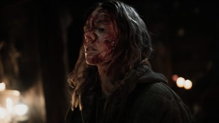 Azrael Trailer Teases the Wordless Terror of Samara Weaving's New Real-Time Horror Movie