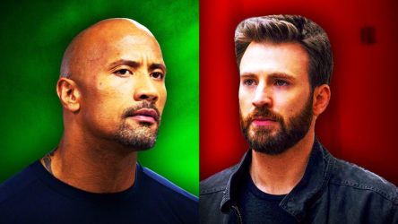 First Look at Chris Evans & Dwayne Johnson In New Christmas Movie 'Red One' (Photos)
