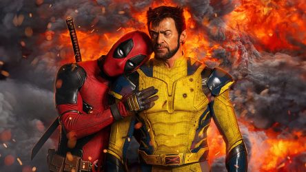 Hugh Jackman Shares Scratchcards with Deadpool & Wolverine Crew