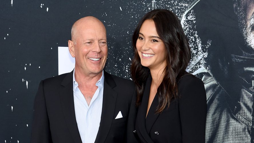 Bruce Willis And His Wife Went Over The Top With Leather-Clad Photo Spread, And There Are Before And After Photos