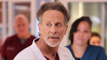 Chicago Med May Be Setting Archer Up For A Big Fall, But Steven Weber And Jessy Schram Are All Smiles In A Cute BTS Pic