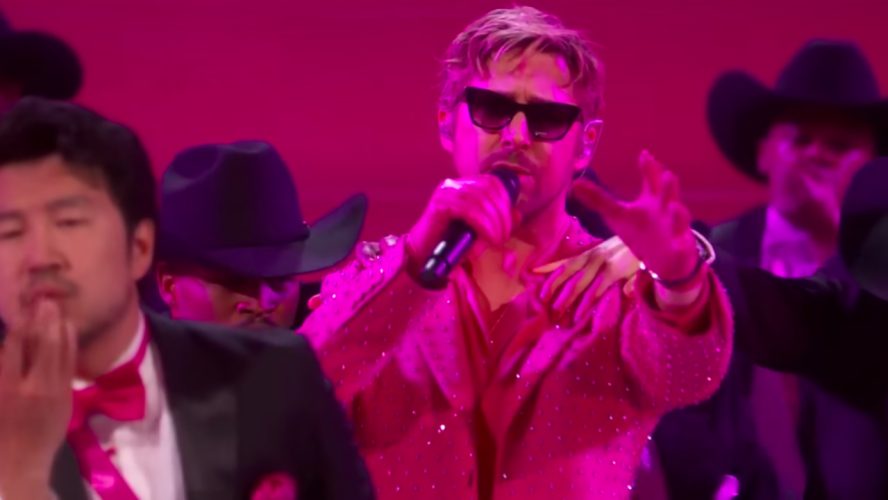 See The Awesome Behind-The-Scenes Reaction When The Audience Realizes Ryan Gosling Is About To Perform 'I'm Just Ken' At The Oscars