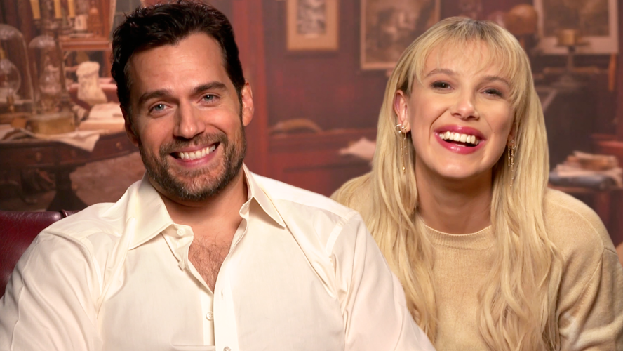 'Enola Holmes 2' Interviews With Henry Cavill, Millie Bobby Brown And More