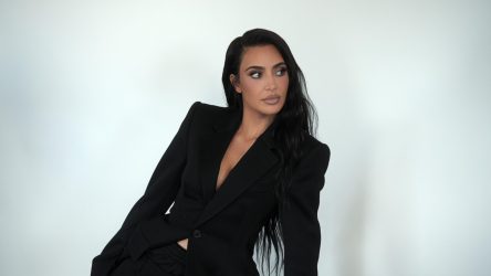 Kim Kardashian Got Roasted For Sheer Dress And Sweater At The Met Gala. Now She's Back In The Same Style For Her Latest Cover