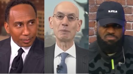After Stephen A. Smith Invoked Kobe Bryant's Death and Dwyane Wade In Latest Response To LeBron James, NBA Commissioner Adam Silver Spoke Out