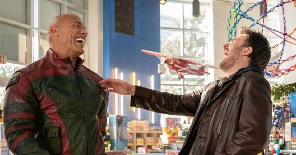 The Rock & Chris Evans Stand Together in Latest Look at Red One