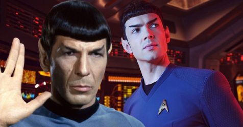 Star Trek Actor Zachary Quinto Passes the Mantle of Leonard Nimoy's Mr. Spock to Ethan Peck