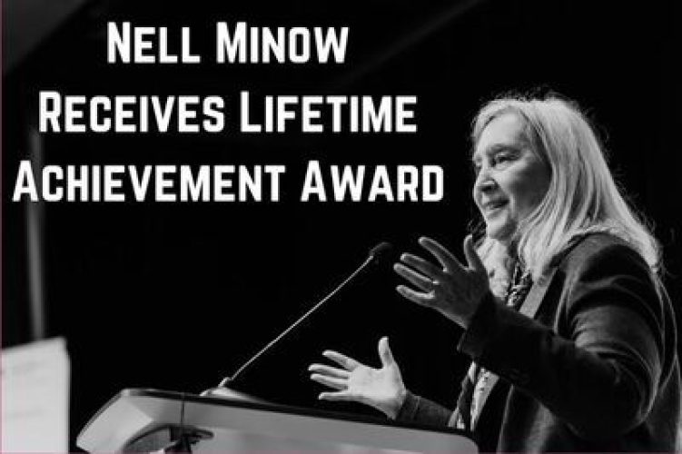 Queen of Good Corporate Governance, Nell Minow Receives Lifetime Achievement Award for Work on Behalf of Shareholders