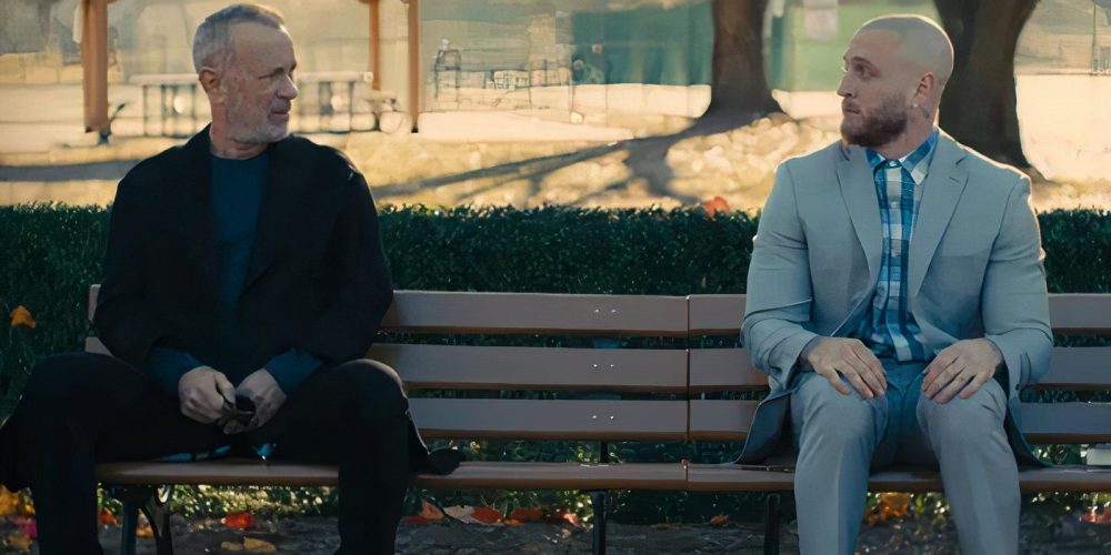 Watch Tom Hanks Recreate 'Forrest Gump' with Son Chet