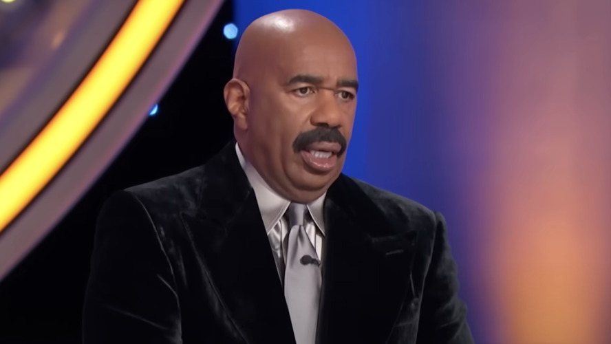 Family Feud's Steve Harvey Left Shocked And Speechless By Both Face-Off Answers To 'Sexy Dreams' Question