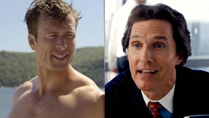 That Time Glen Powell And His Dad Ran Into Matthew McConaughey And His Dad Got Super Weird