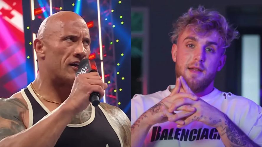 Fans Did Not Hold Back After The Rock Shook Hands With Jake Paul Ahead Of His Fight With Mike Tyson